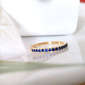 Blue Sapphire 14k Gold Ring, Minimalist Stone Ring, Gift For Her, Personalized Gift